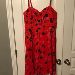 H&M red polka dot dress